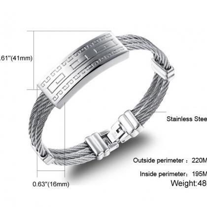 Men's Fashion Titanium Steel Bracelet..