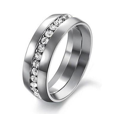 Fashion For Men, Women Titanium Steel Ring Gj361