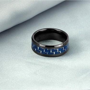 Fashion Black Ceramic Ring Wj199