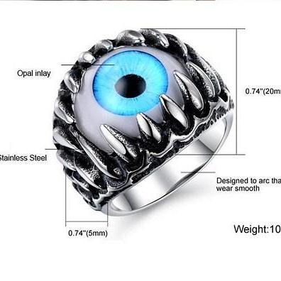 Orbital Ring Men Titanium Steel Ring Gj431 Glasses