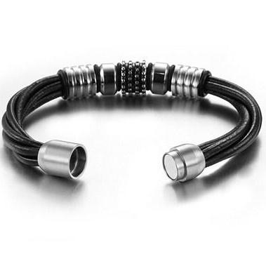 Men's Fashion Leather Bracelet..