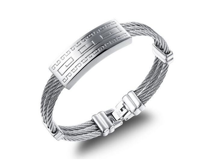 Men's Fashion Titanium Steel Bracelet Gh758