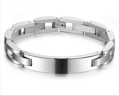 Black Men's Titanium Steel Bracelet Gs3135