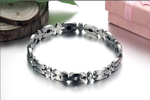 Steel Chain With Magnetic Health Titanium Steel Bracelet Gs3336